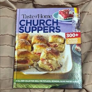 Taste of Home Church Suppers Cookbook - Blue and Yellow Edition